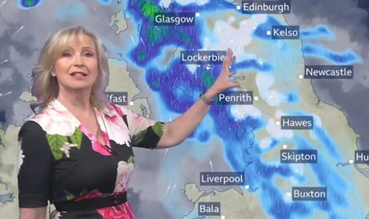 Bbc Weather Carol Kirkwood Sparks Travel Chaos Fears As Ice And Snow