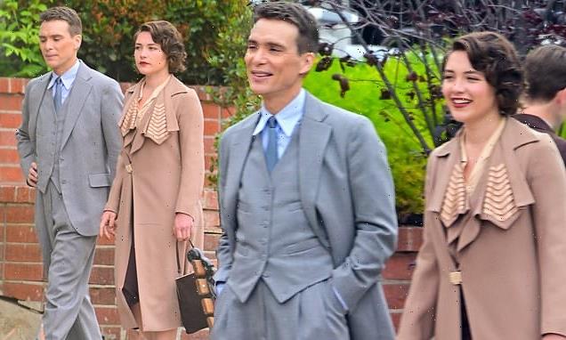 Cillian Murphy and Florence Pugh film drama Oppenheimer in LA - Big ...